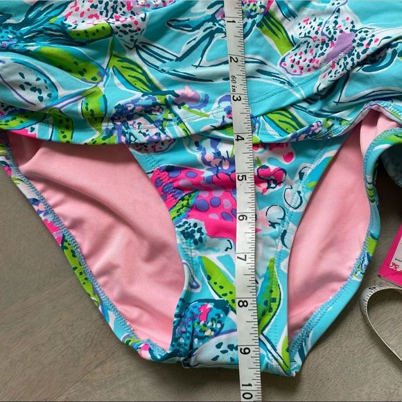 Lilly Pulitzer lagoon sarong hipster bottoms 2 NWT - Picture 6 of 6